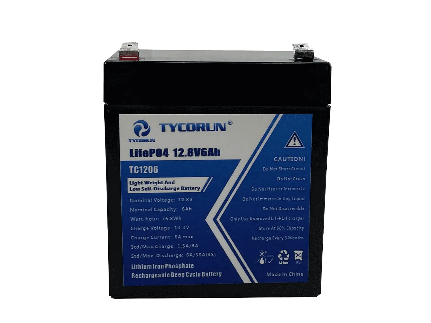 Solar Power and Backup Battery Low Self-Discharge and Light Weight with Built-In BMS Lithium Battery 2000 Cycles Rechargeable Iron Phosphate Battery for RV LiFePO4 Battery 12.8V 6 Ah Solar Power and Backup Battery Low Self-Discharge and Light Weight with Built-In BMS Lithium Battery 2000 Cycles Rechargeable Iron Phosphate Battery for RV LiFePO4 Battery 12.8V 6 Ah