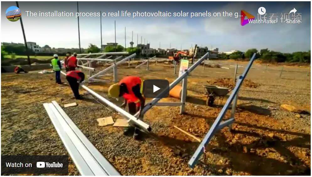 How to install the solar panels