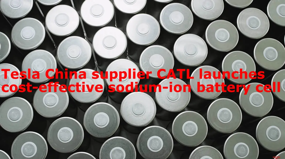 éléments de batterie à ions sodium