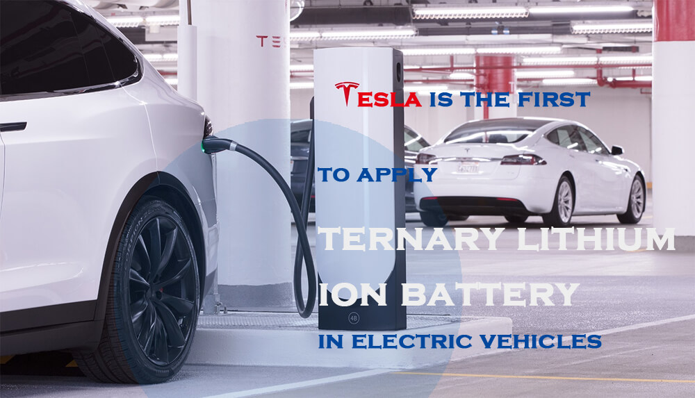 tesla est la première à utiliser une batterie ternaire au lithium-ion