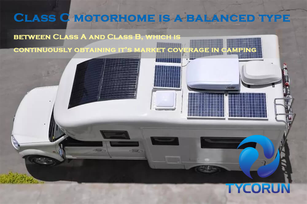 Class C motorhome is a balanced type between Class A and Class B, which is continuously obtaining it’s market coverage in camping