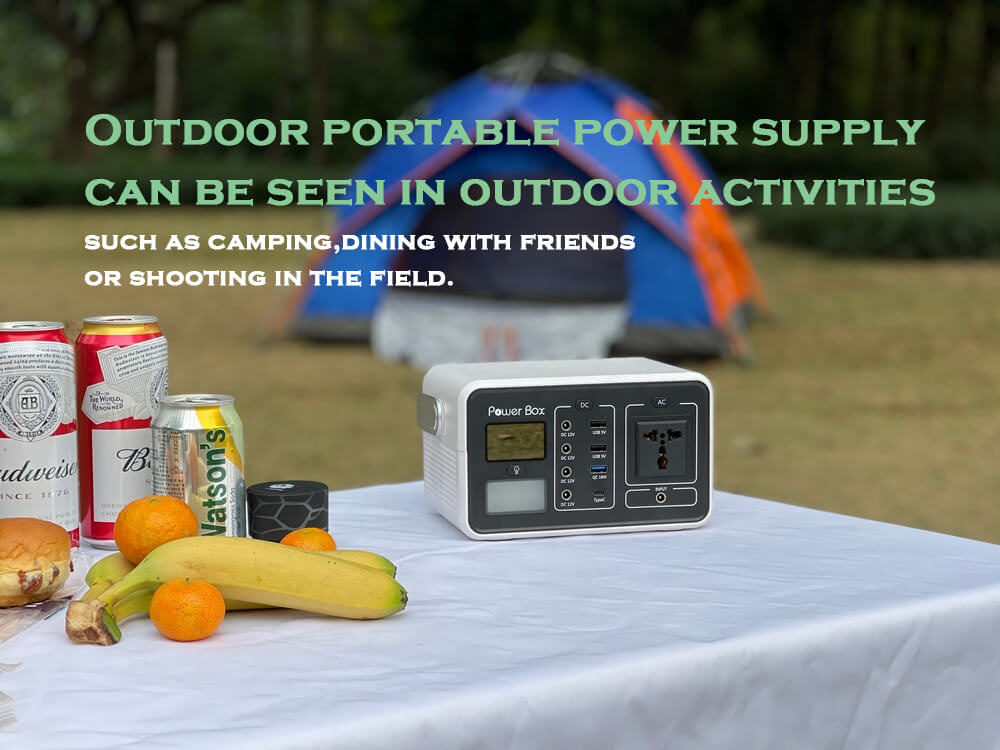 Outdoor portable power supply can be seen in outdoor activities such as camping, dining with friends or shooting in the field.