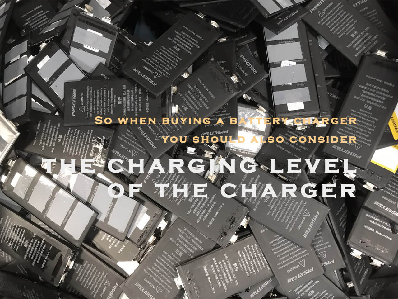 Lors de l'achat d'un chargeur de batterie, vous devez donc également tenir compte du niveau de charge du chargeur