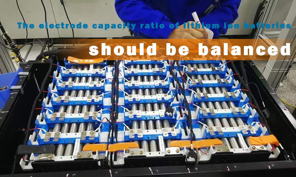 Le rapport entre la capacité des électrodes et celle des batteries lithium-ion doit être équilibré