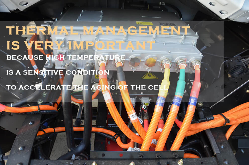 La gestion thermique est très importante, car une température élevée est une condition sensible qui accélère le vieillissement de la cellule.