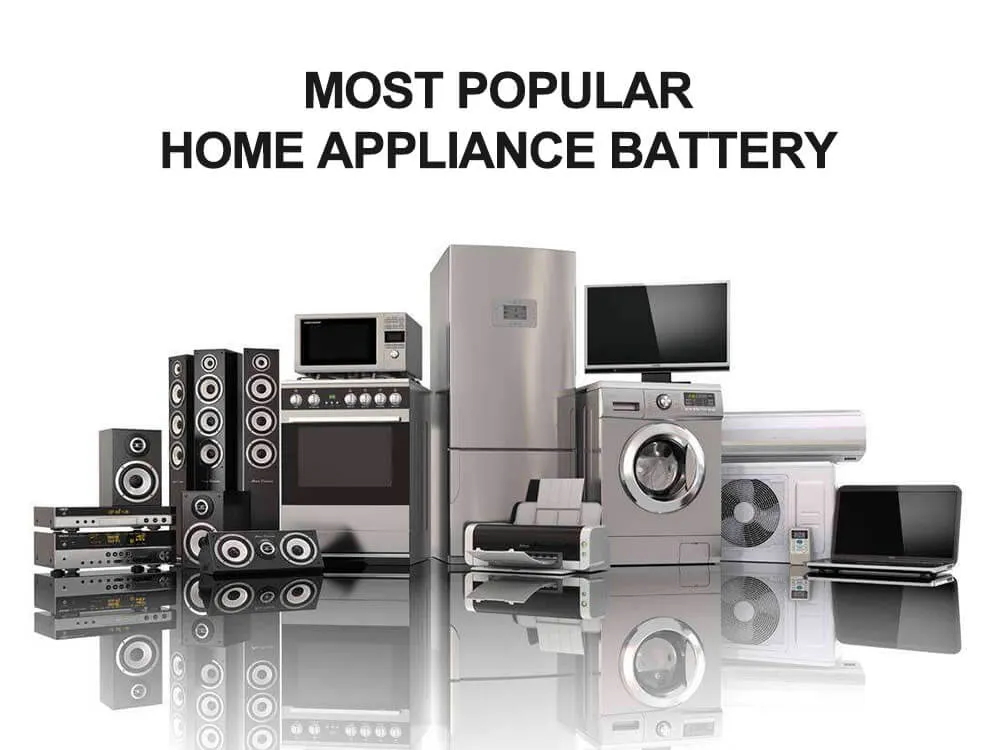 Lithium batteries are arguably the most popular batteries for home appliances