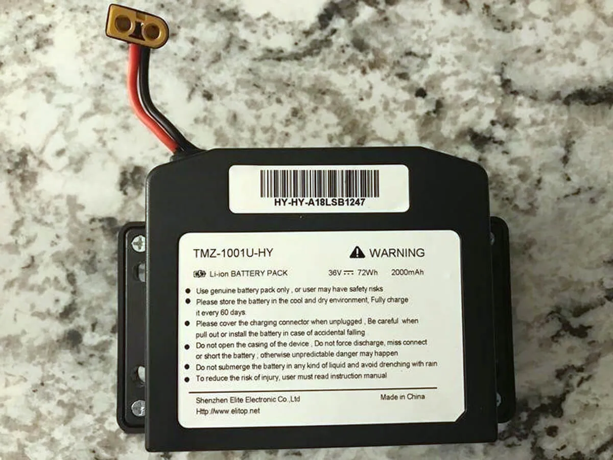 36v lithium ion battery for hoverboard