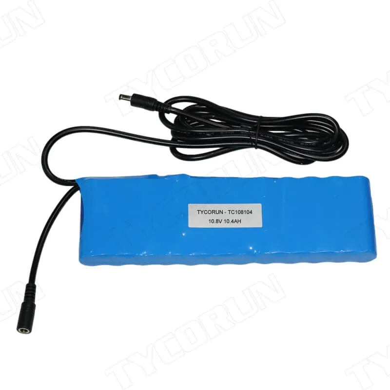 TC108104 10.8v 10.4ah 18650 batterie lithium 10.8 v batterie
