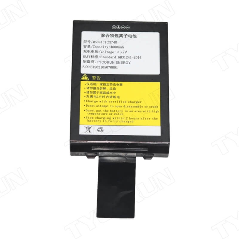 TC3748 Batería de polímero de litio de 3,7 V y 4,8 Ah