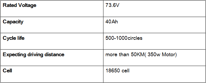 72v 40ah Lithium-ion Battery