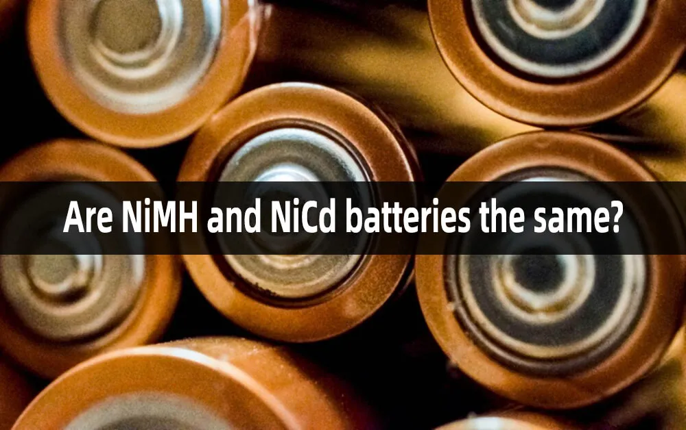 Les piles NiMH et NiCd sont-elles identiques ?