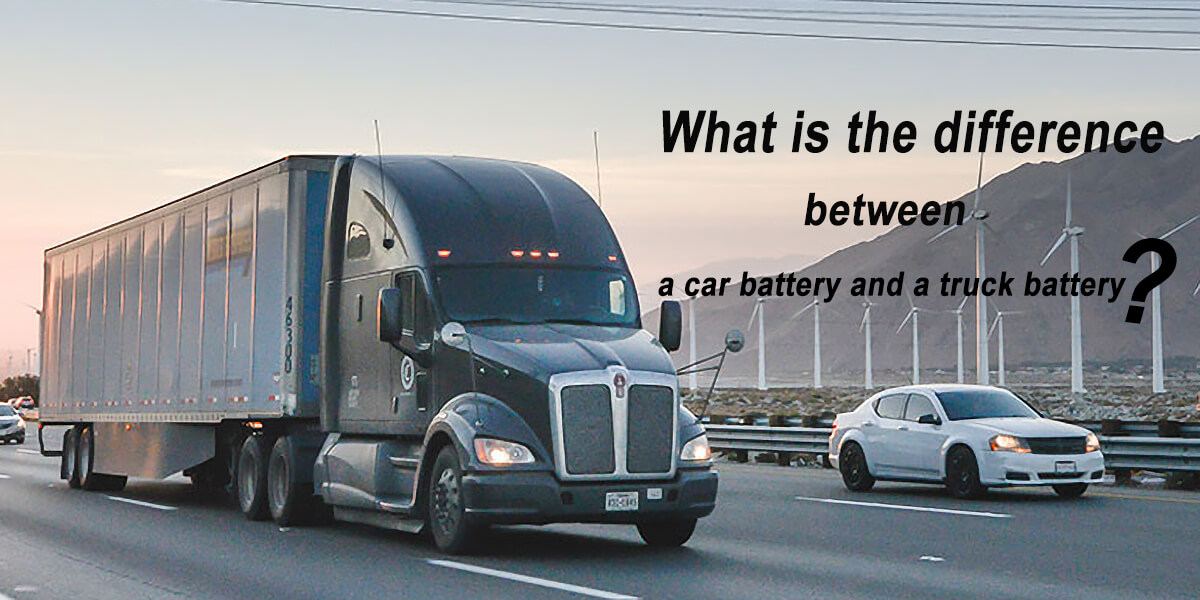 What is the difference between a car battery and a truck battery