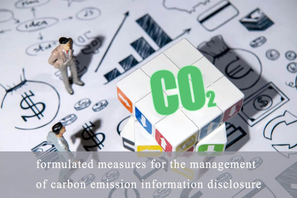 formulated measures for the management of carbon emission information disclosure