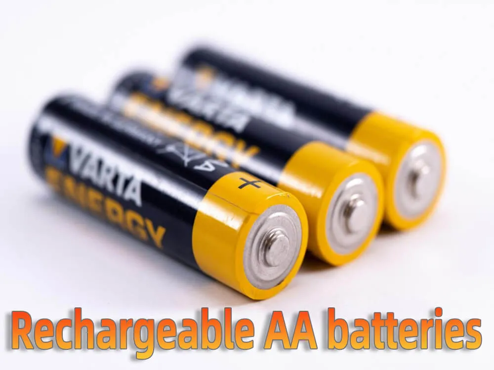 rechargeable aa batteries