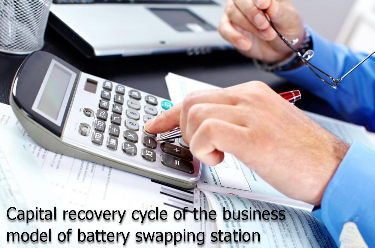 Capital recovery cycle of the business model of battery swapping station