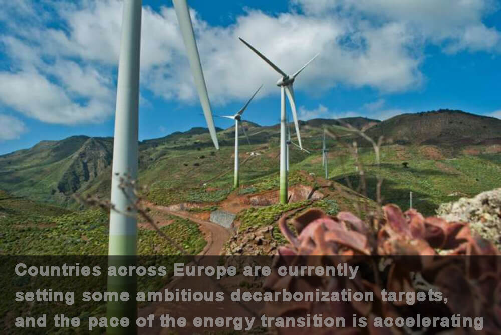 Les pays européens se fixent actuellement des objectifs ambitieux en matière de décarbonisation, et le rythme de la transition énergétique s'accélère.