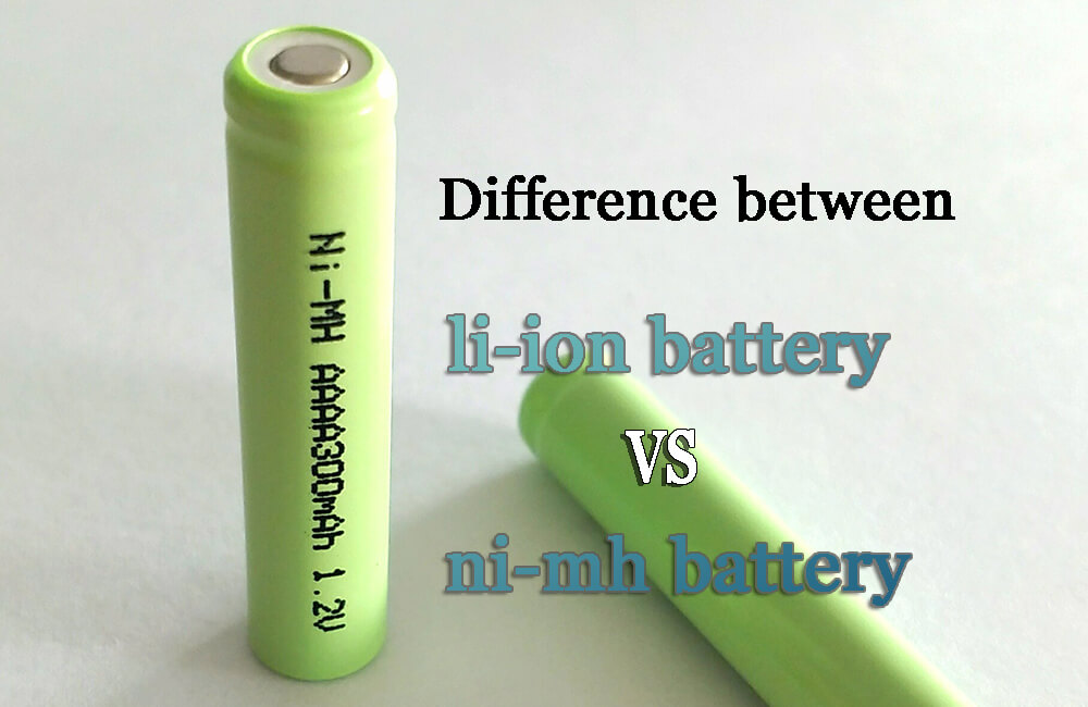 Difference between li-ion vs ni-mh battery