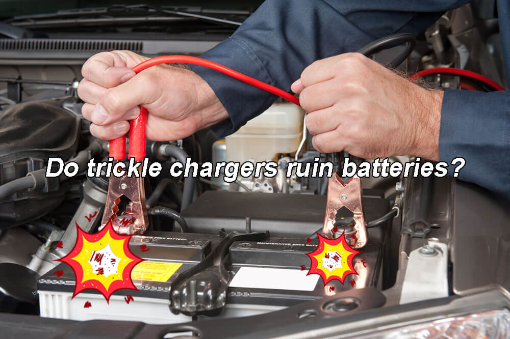 What is the role of the trickle charger and is it suitable for lithium