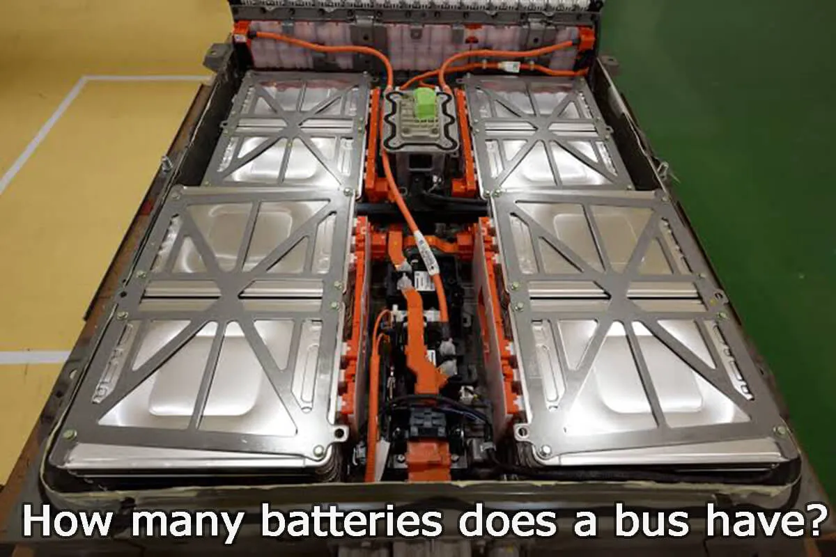 How many batteries does a bus have