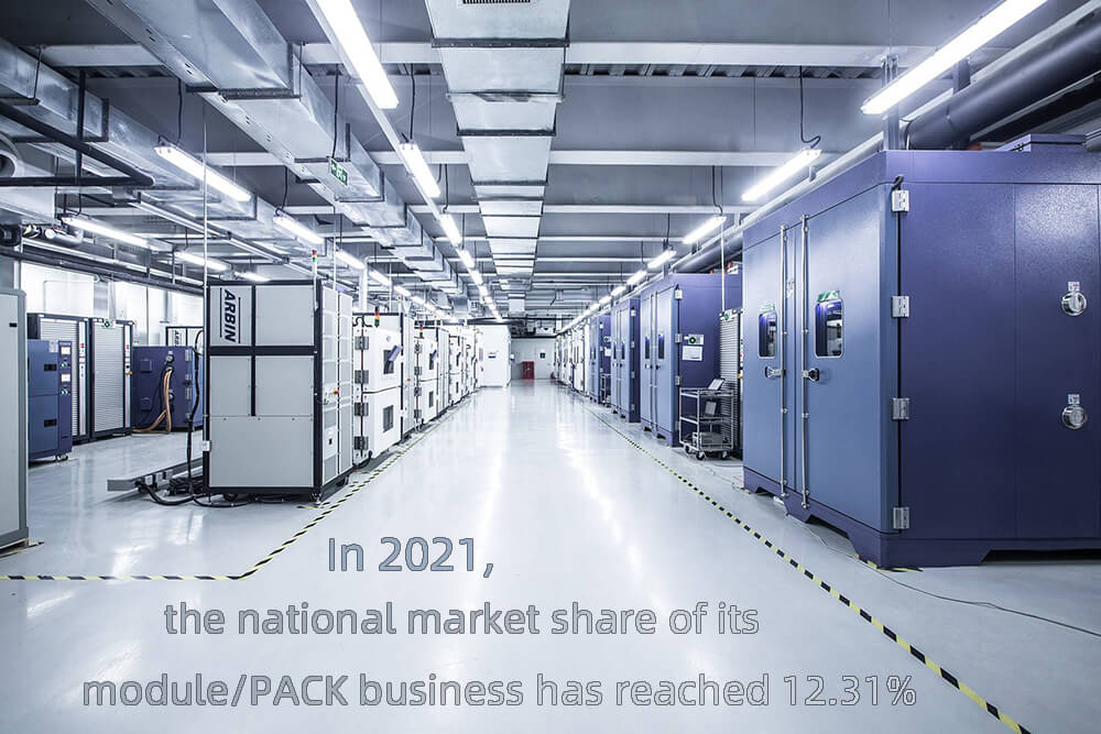 En 2021, la part de marché nationale de son activité PACK modules a atteint 12,31 %.