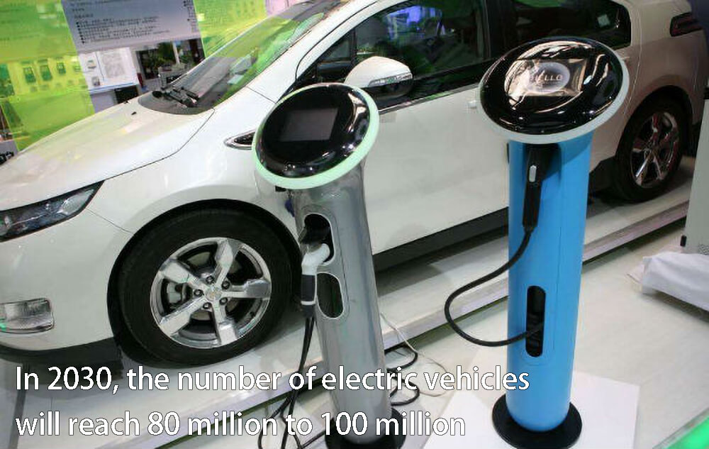 En 2030, el número de vehículos eléctricos alcanzará entre 80 y 100 millones