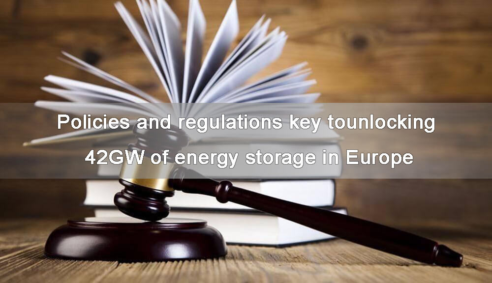 Les politiques et les réglementations sont essentielles pour débloquer 42 GW de stockage d'énergie en Europe