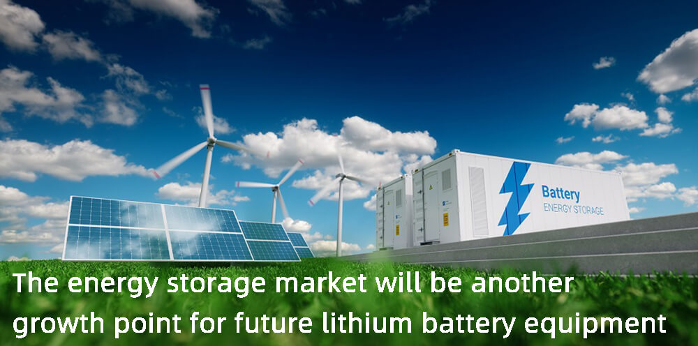 Le marché du stockage de l'énergie sera un autre point de croissance pour les futurs équipements de batteries au lithium.