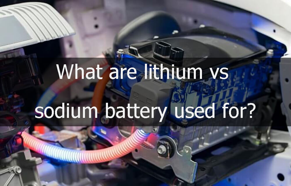 What are lithium vs sodium battery used for