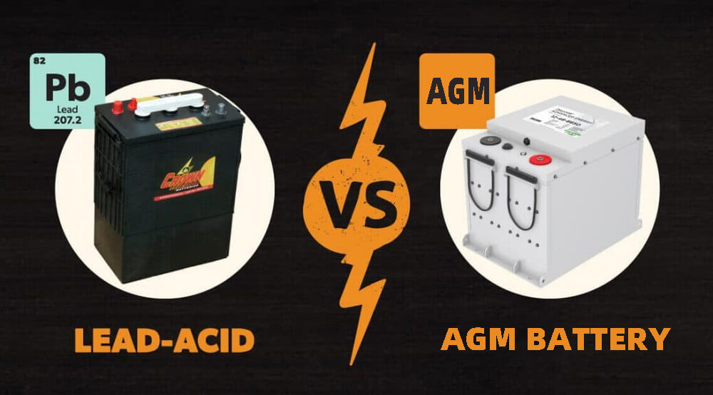 ¿Qué es mejor, una batería de agm o una de plomo-ácido?