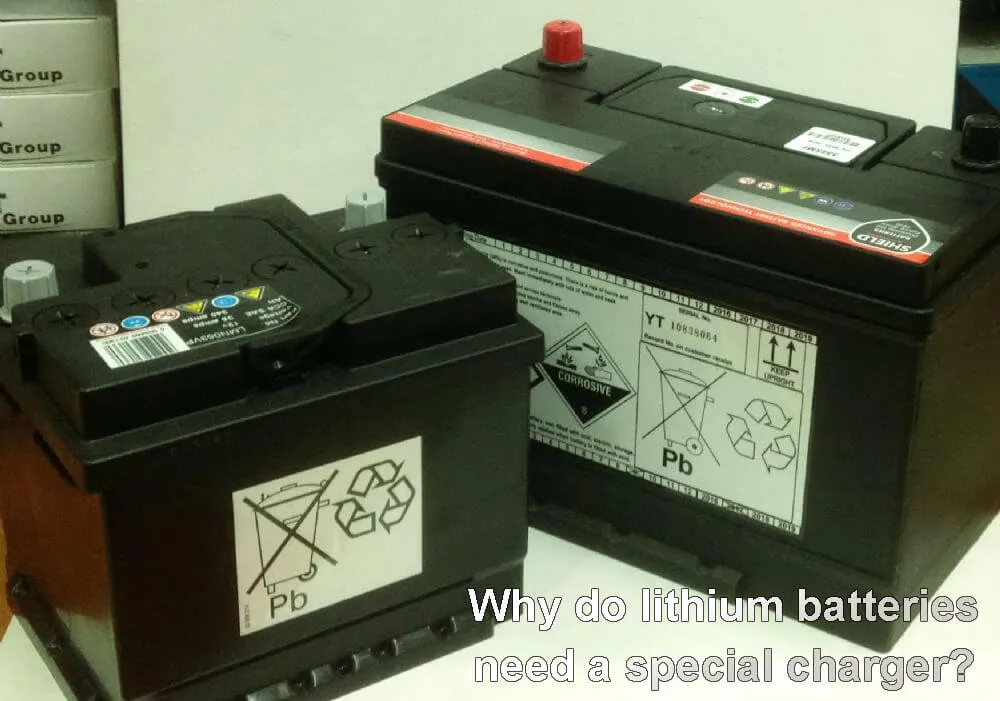 What is the role of the trickle charger and is it suitable for lithium