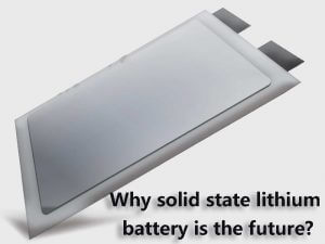 Why solid state lithium battery is the future