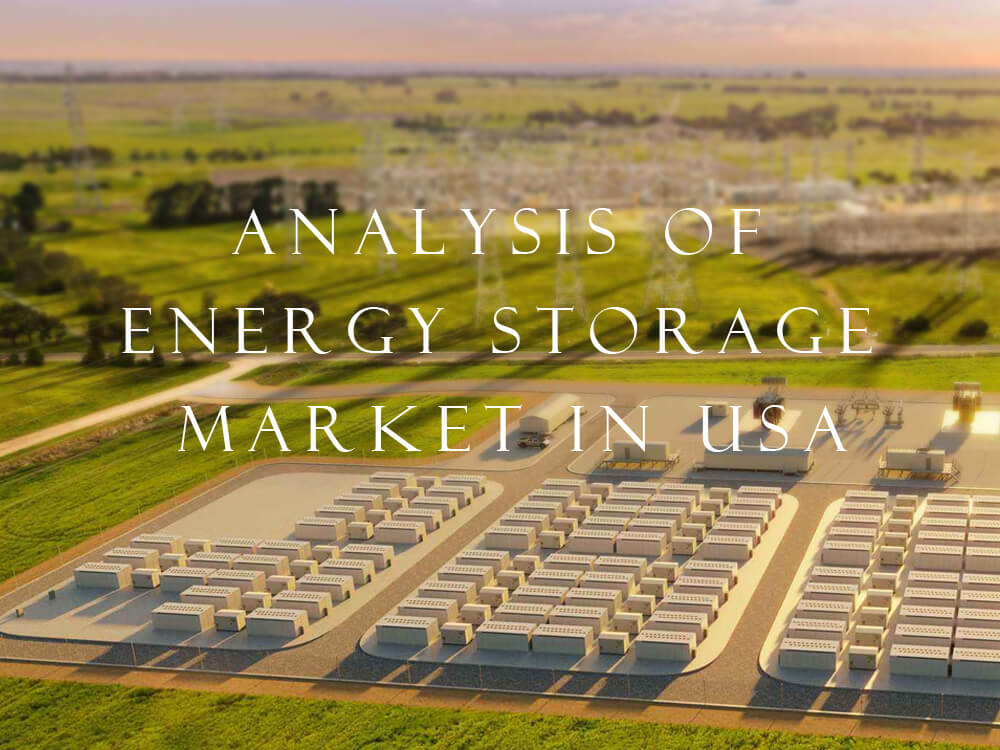 Analysis of energy storage market in USA