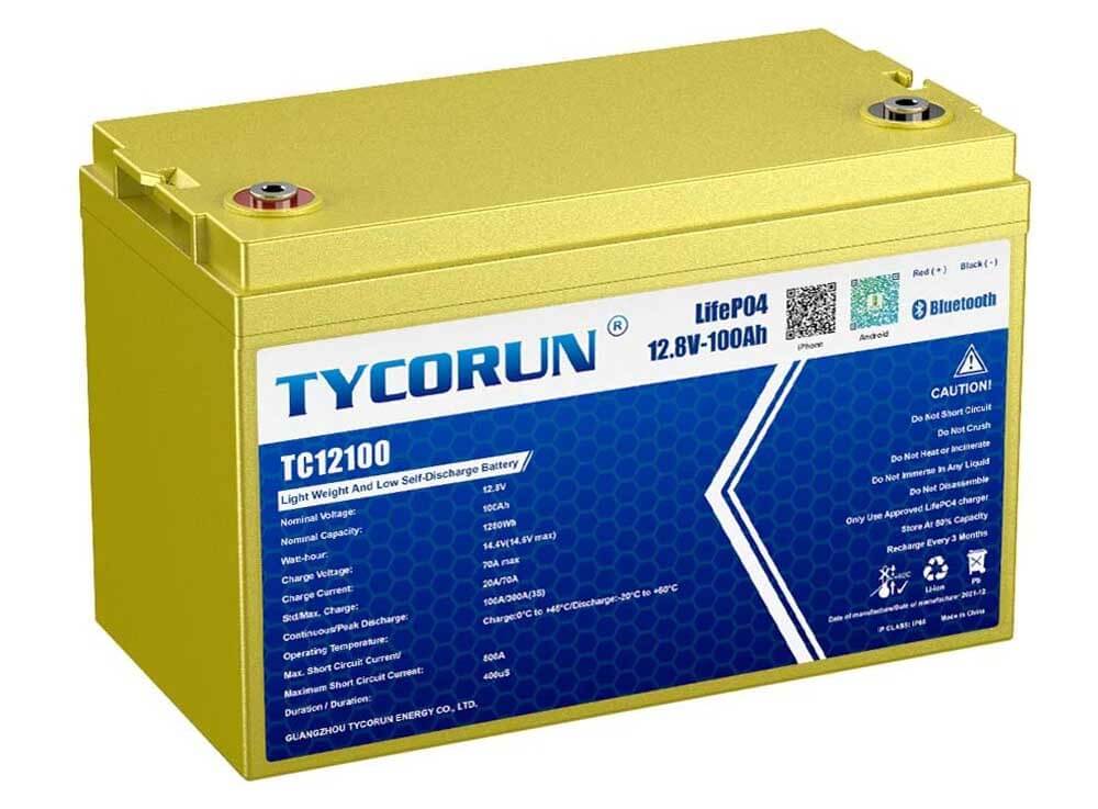 Appearance of 12v 100 ah lithium battery