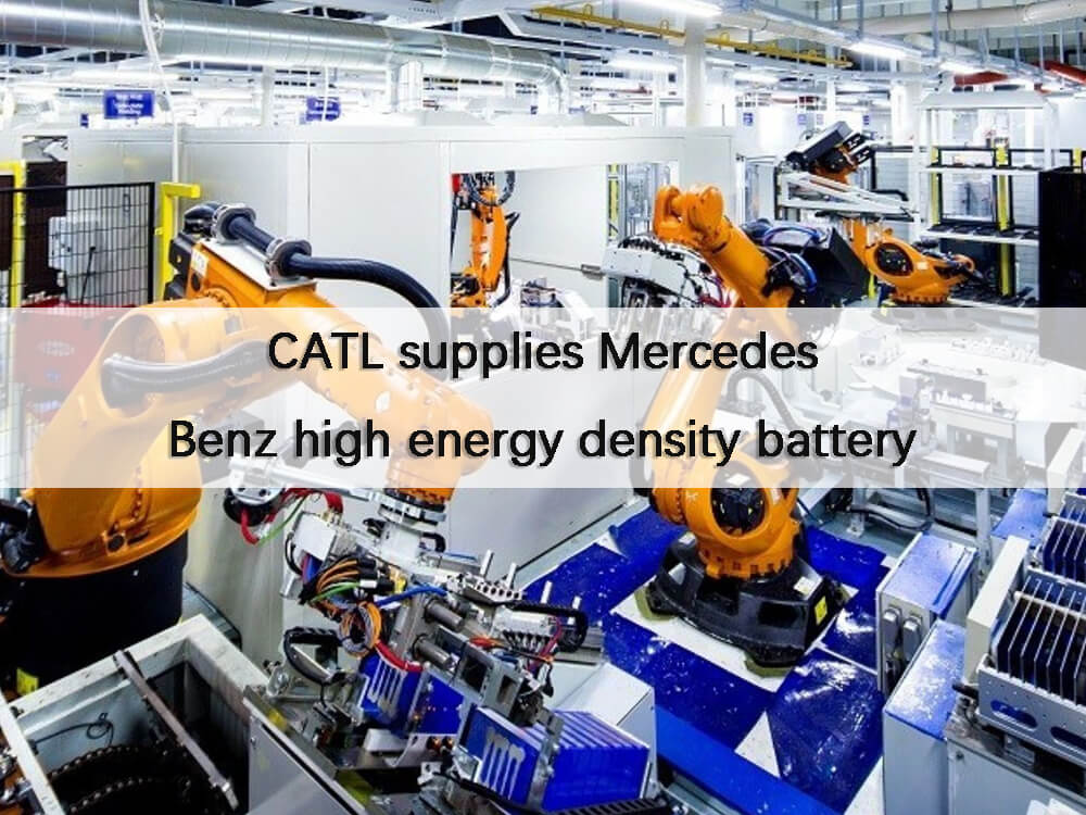 CATL supplies Mercedes-Benz high energy density battery