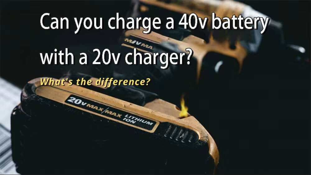 Peut-on charger une batterie de 40v avec un chargeur de 20v ?