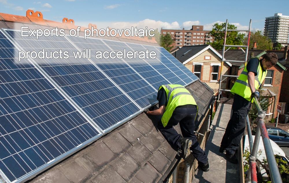 Les exportations de produits photovoltaïques vont s'accélérer
