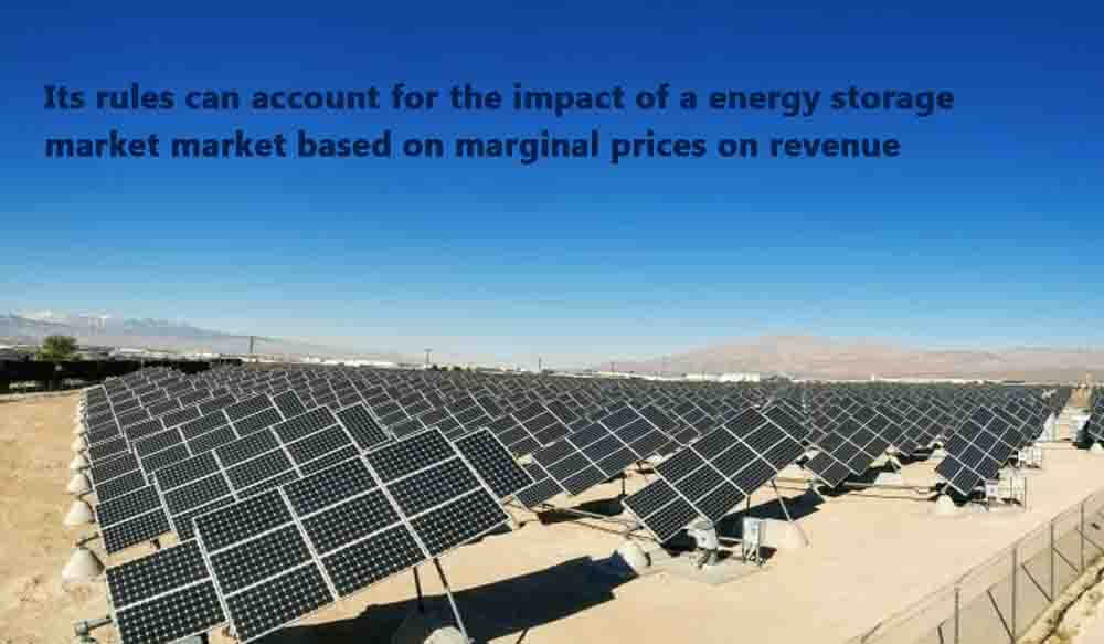 Its rules can account for the impact of a energy storage market market based on marginal prices on revenue