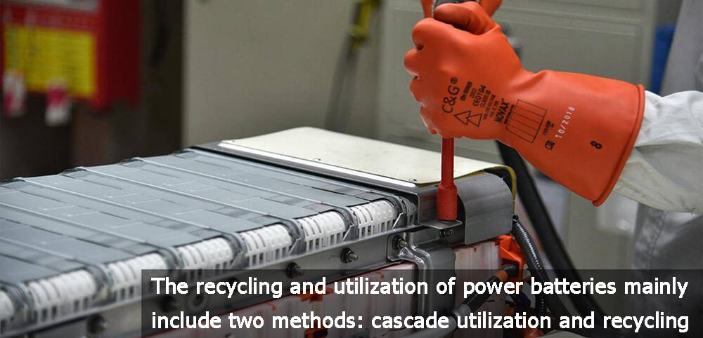 The recycling and utilization of power batteries mainly include two methods