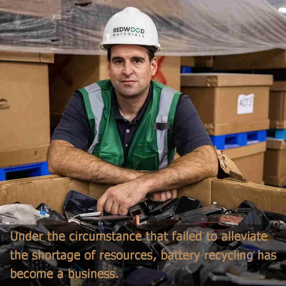 Under the circumstance that failed to alleviate the shortage of resources, battery recycling has become a business.
