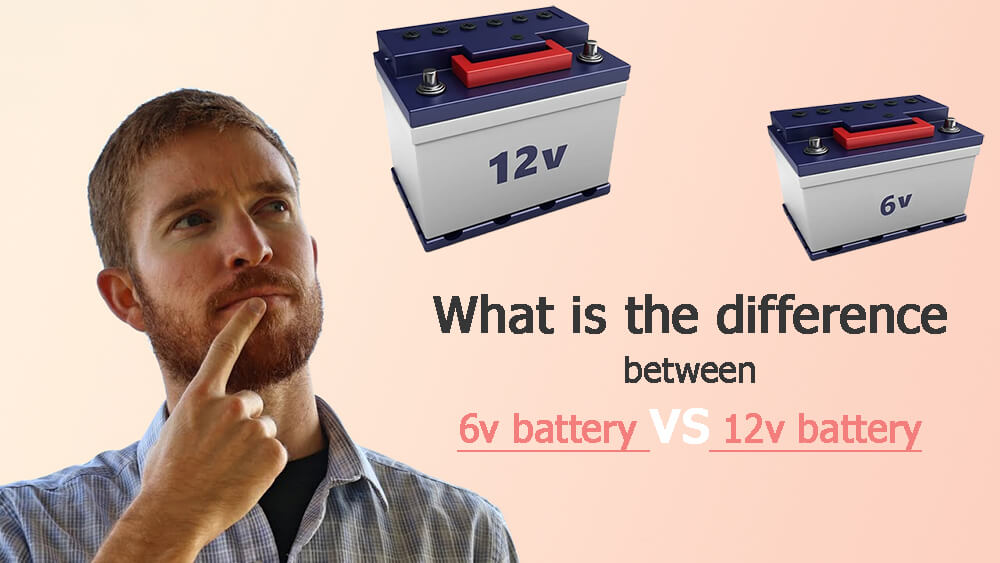 What is the difference between a 6v vs 12v battery