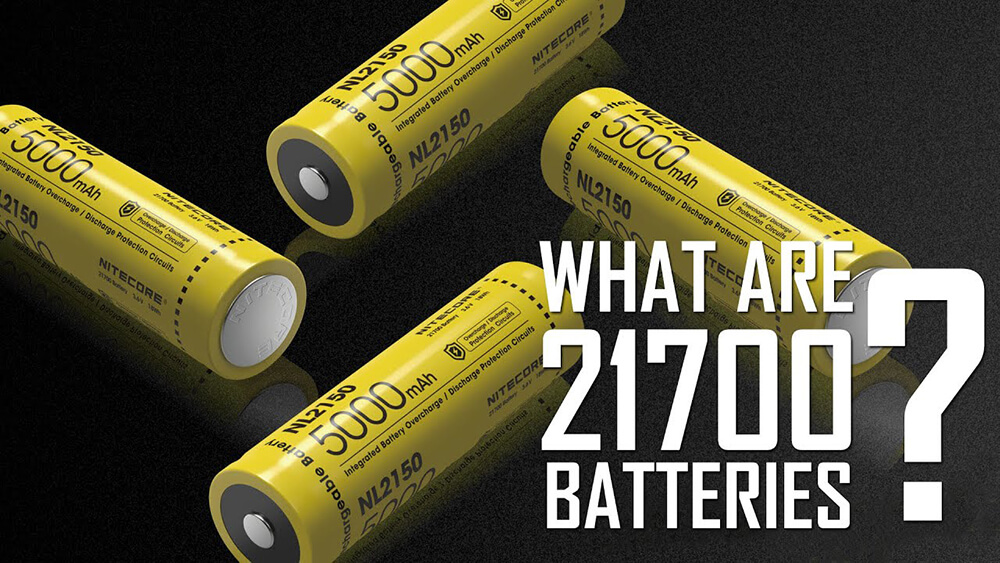 Quel est le type de batterie 21700 ?