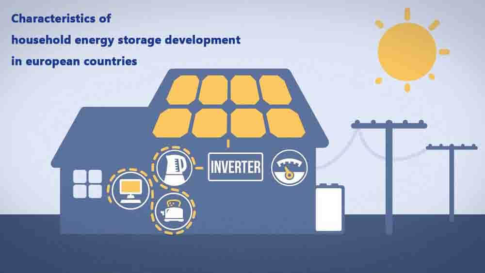 Characteristics of household energy storage development in european countries