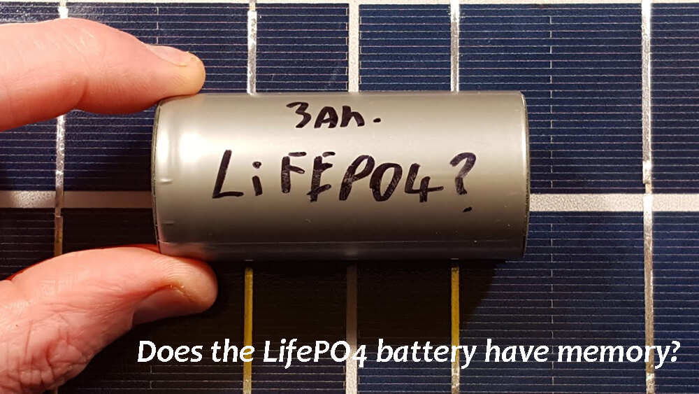 Does the LifePO4 battery have memory