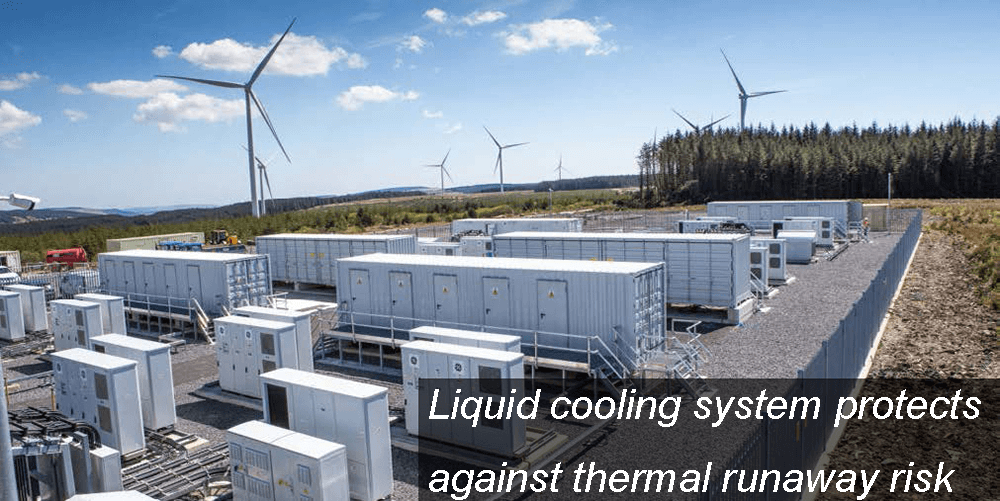El sistema de refrigeración líquida protege contra el riesgo de fuga térmica