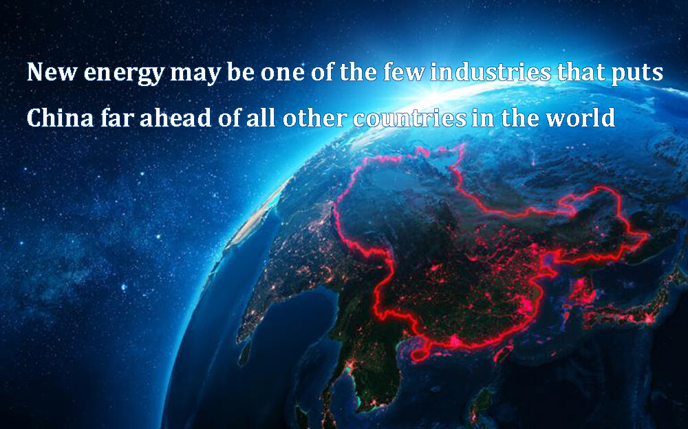 La nueva energía puede ser una de las pocas industrias que sitúen a China muy por delante de todos los demás países del mundo