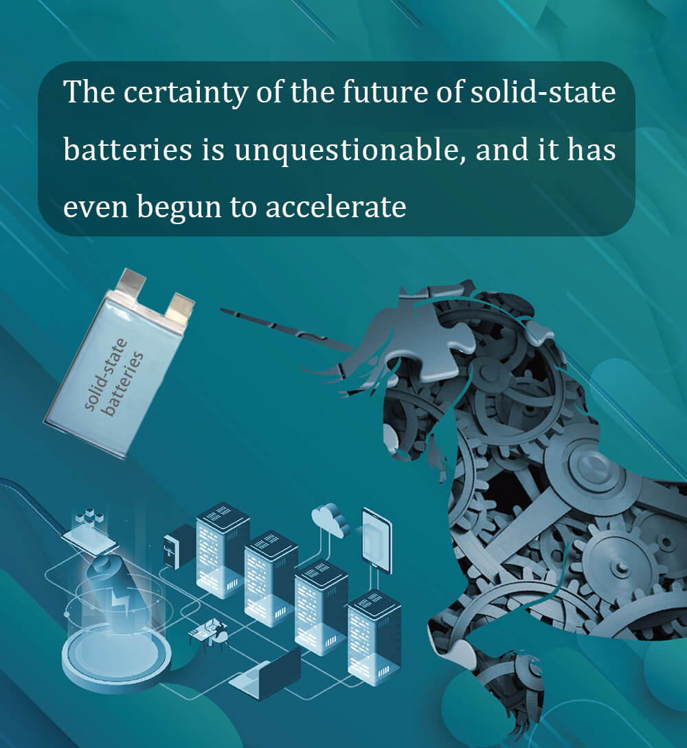 The certainty of the future of solid-state batteries is unquestionable, and it has even begun to accelerate