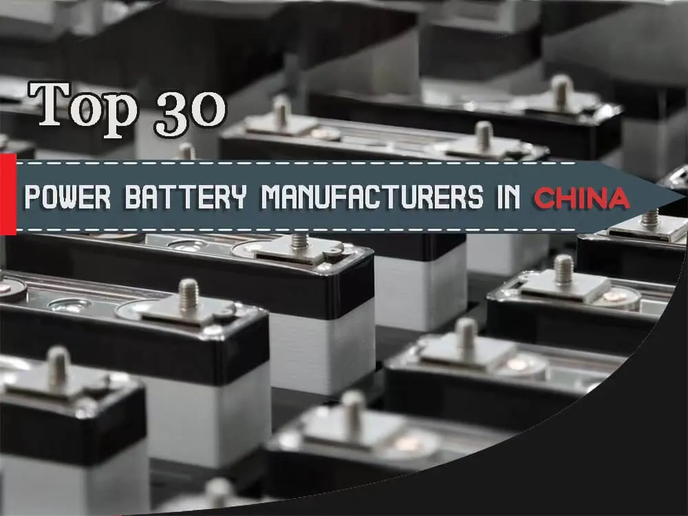 Top 30 power battery manufacturers in China in 2022 TYCORUN ENERGY