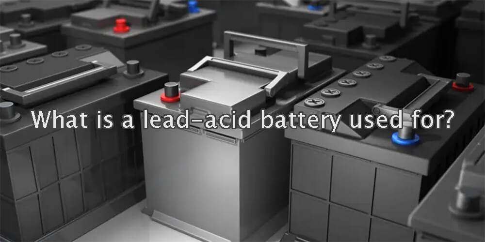 What is a lead-acid battery used for