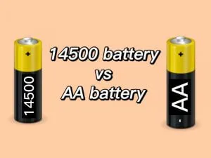 14500 battery vs aa battery