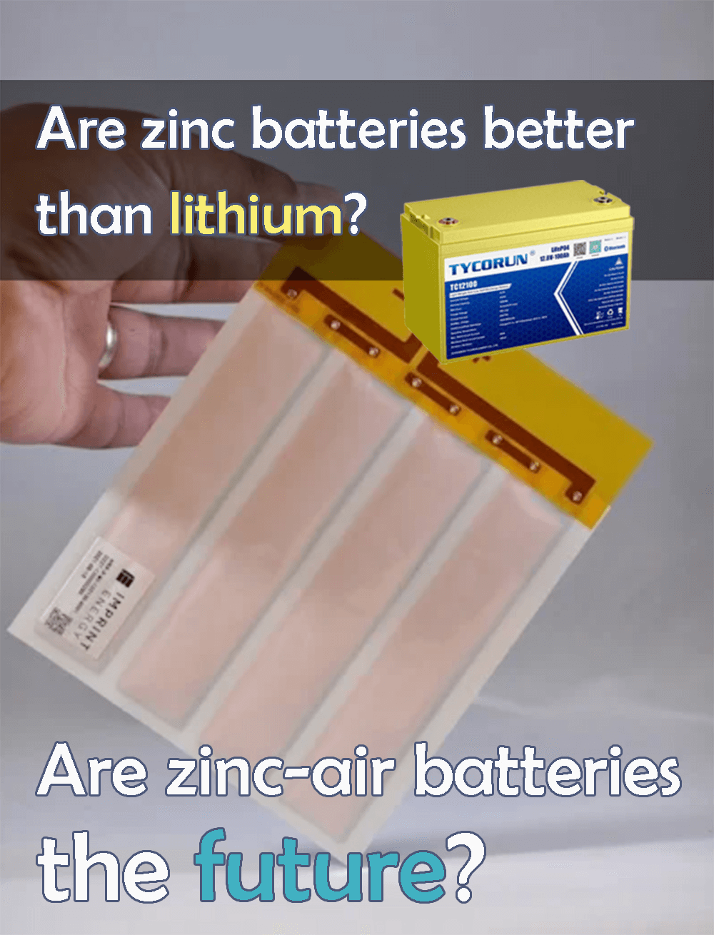 ¿Son las pilas de zinc mejores que las de litio? ¿Son las pilas de zinc-aire el futuro?